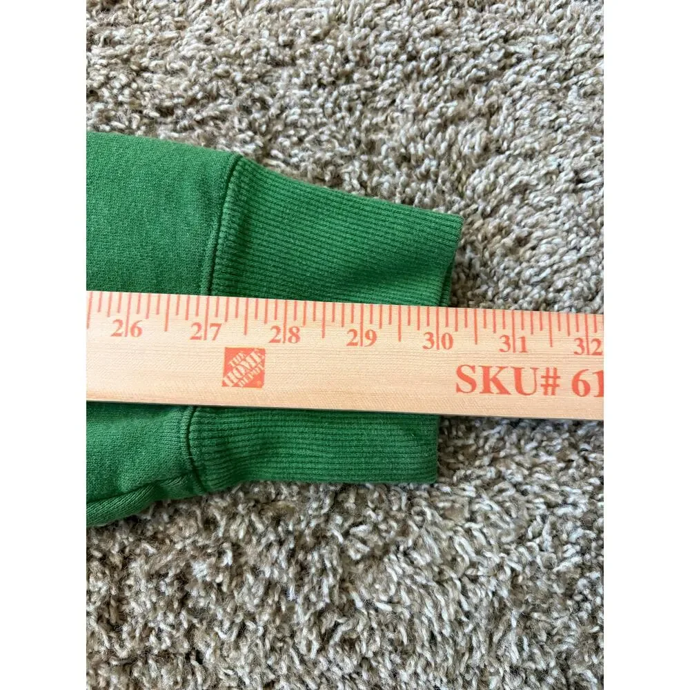 Undefeated 5 Strike Icon Logo Pullover Hoodie Mens Size Large Green